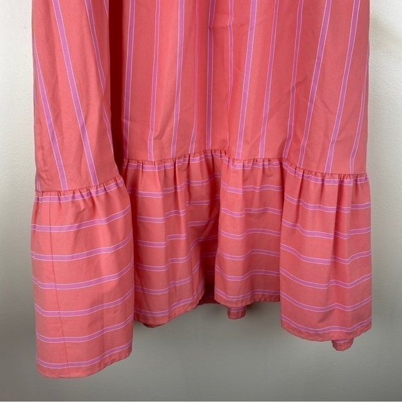 Gal Meets Glam Woman’s Midi Dress 14 Button Front Wide Strap Functioning Buttons - Picture 3 of 9